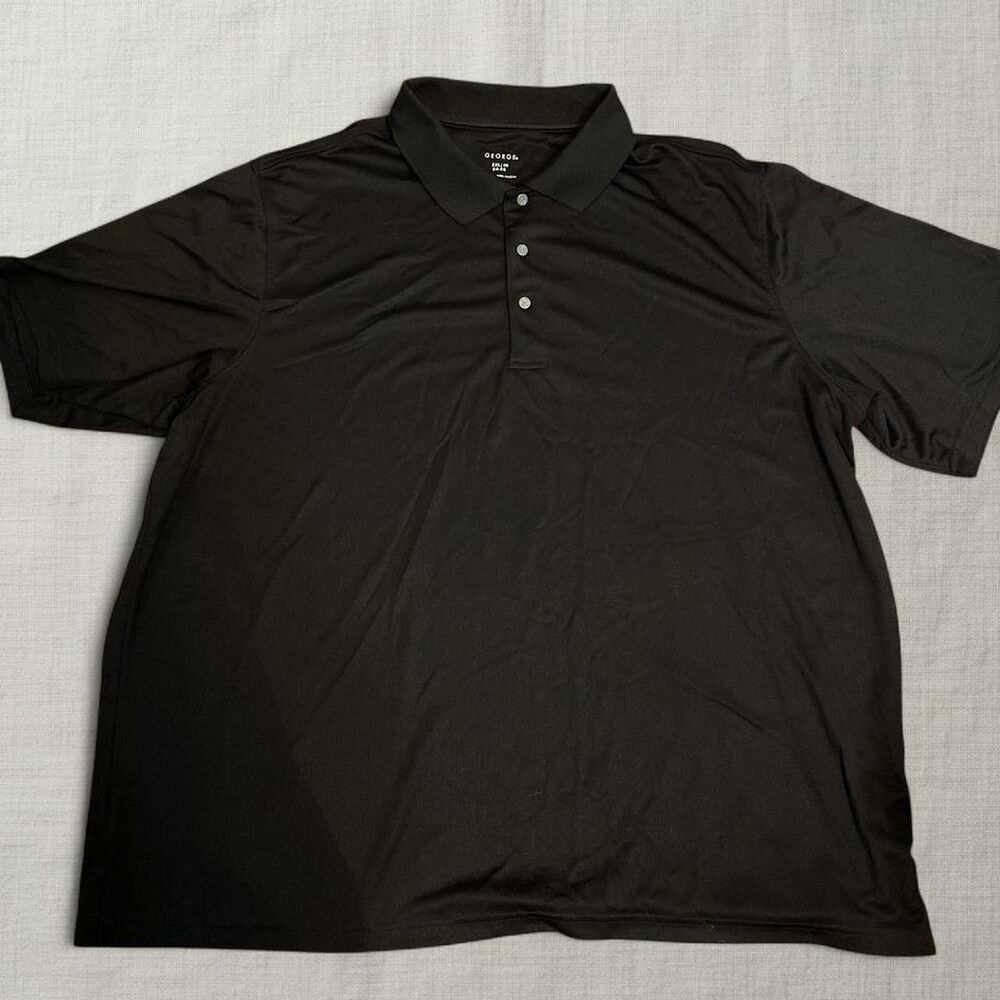 George Men's Black Polo-shirts
